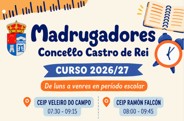 SERVIZO MADRUGADORES CURSO 2026-2027